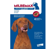 Milbemax Kauwtablet hond vanaf 5 kg 4 tabletten
